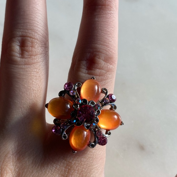 Pink Stone Ring - Picture 2 of 2